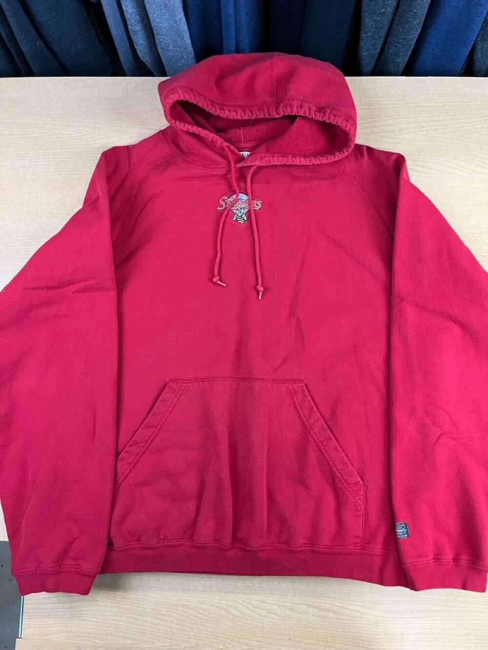 Antigua Red Pull Over Hoodie Men’s Size Large